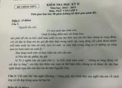 TP.HCM: Đề thi ngữ văn lớp 9 "gài bẫy" học sinh?