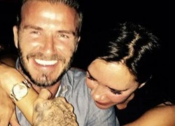 Victoria Beckham hạnh phúc ôm chồng trong ngày sinh nhật