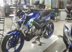 Ảnh chi tiết Yamaha V-Ixion màu xanh MotoGP 2015