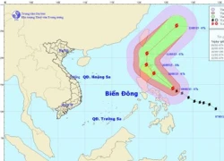 Bão Noul đang tiếp tục mạnh thêm trên vùng biển Philippin