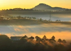 Bình minh Đà Lạt đẹp mê hồn