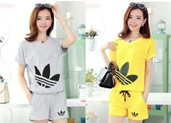 Bộ đồ short nữ in họa tiết