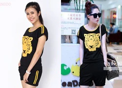 Bộ đồ short nữ Tiger cá tính