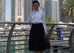 Hoa khôi Lan Anh du ngoạn hè ở Dubai