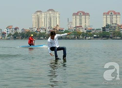 Kinh ngạc với màn đi bộ trên mặt nước của chàng ảo thuật gia đẹp trai