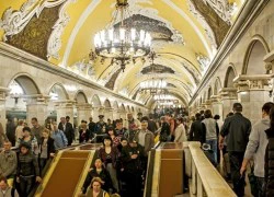 Kỳ vĩ hệ thống tàu điện ngầm Metro Moscow