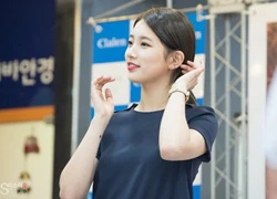 Suzy (Miss A) thăng hoa nhan sắc, dùng &#8220;ảo thuật&#8221; ăn gian chiều cao