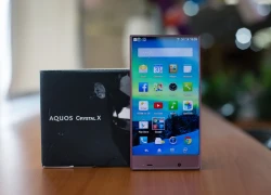 Mở hộp Sharp Aquos Crystal X