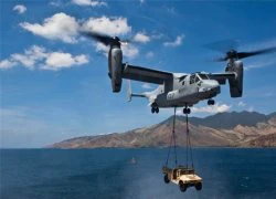 Mỹ đưa 4 siêu trực thăng MV-22 Ospreys đến cứu trợ Nepal