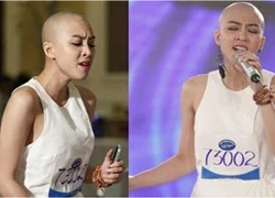 "Mỹ nhân đầu trọc" Vietnam Idol dịu dàng trong váy trắng tinh khôi