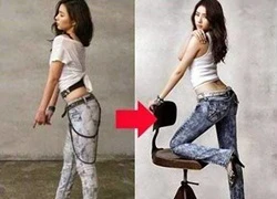 Mỹ nữ Hàn trước và sau khi photoshop