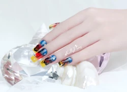 Nail sắc biển hoàng hôn lạ mắt