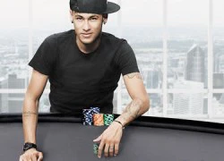 Neymar trở thành cao thủ poker