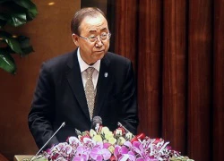 Ông Ban Ki-moon bày tỏ ấn tượng về Việt Nam trước 500 đại biểu Quốc hội