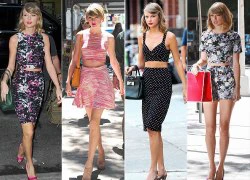 Taylor Swift - tín đồ của trang phục khoe eo