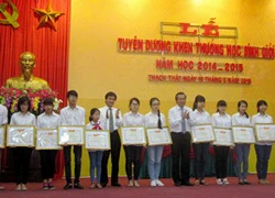 Thạch Thất tuyên dương 304 học sinh học giỏi