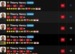 Vì đâu Henry trong FIFA Online 3 đột ngột tăng giá rất mạnh?