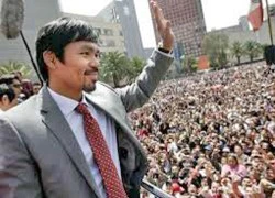 Võ sỹ huyền thoại Manny Pacquiao bước sang vũ đài chính trị