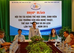 1.250 học sinh, sinh viên tham dự hội thi Tài năng trẻ