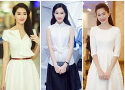 5 mỹ nhân dùng gam trắng thông minh nhất showbiz Việt