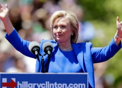 Bà Hillary Clinton có bài diễn văn tranh cử tổng thống đầu tiên