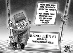 Bằng tiến sĩ &#8216;ma&#8217; và giấc mộng dài &#8216;danh xưng&#8217;