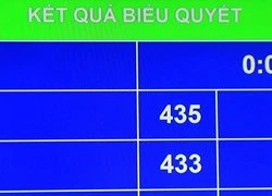 Biểu quyết thông qua nghị quyết giám sát năm 2016