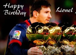 Cộng đồng mạng hồ hởi chúc mừng sinh nhật Messi 28 tuổi