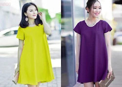 Đầm oversize phối túi cá tính