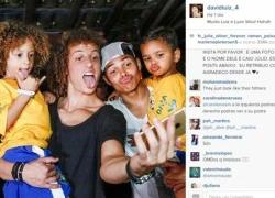 David Luiz và Thiago Silva gặp "bản sao nhí"