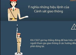 [Infographics] &#8211; Ý nghĩa những hiệu lệnh của CSGT