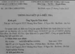 Kết luận điều tra vụ một phụ nữ tử vong sau khi bỏng nặng tại UBND phường