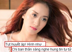 Khánh Thi tụt huyết áp vì nghe hung tin bạn thân tự tử