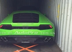 Lamborghini Huracan LP 610-4 xanh cốm bất ngờ về Việt Nam