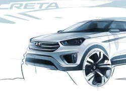 Lộ ảnh phác thảo Hyundai Creta