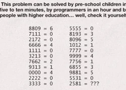 Một bài toán của học sinh mầm non lại gây sốt với tiến sỹ Việt