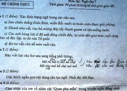 &#8220;Mốt&#8221; đề thi từ lạ đến&#8230; &#8220;sốc&#8221;