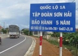 Phía sau những tấm biển bảo hành 5 năm trên quốc lộ 1 và 14