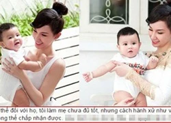 Quỳnh Chi 'phản pháo' khi bị chồng tố chăm con không tốt