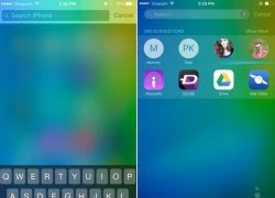 So sánh giao diện iOS 8.3 và iOS 9