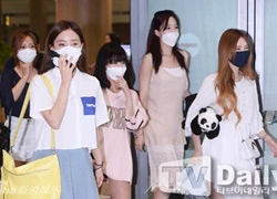 T-ara trùm kín mít tại sân bay vì sợ dịch MERS