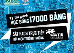 Thi lấy học bổng trực tiếp cùng hiệu trưởng CATS College