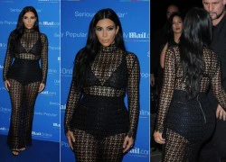 Thời trang hở bạo của bà bầu Kim Kardashian