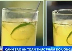 Trà chanh thơm ngon được pha bằng bột tinh luyện