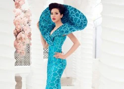 Á khôi ĐB sông Cửu Long diện váy dạ hội sequin gợi cảm