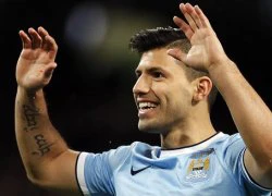 Aguero có tên trong danh sách Man City đến Việt Nam