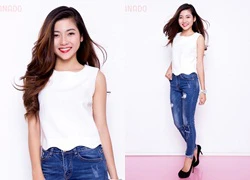 Áo croptop gợn sóng D&N fashion