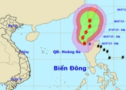 Bão cấp 9 vào biển Đông