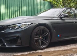 BMW M3 sơn đen mờ độ ống xả tại Hà Nội