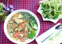 [Chế biến] - Bún cá rô đồng thơm ngon, bổ dưỡng